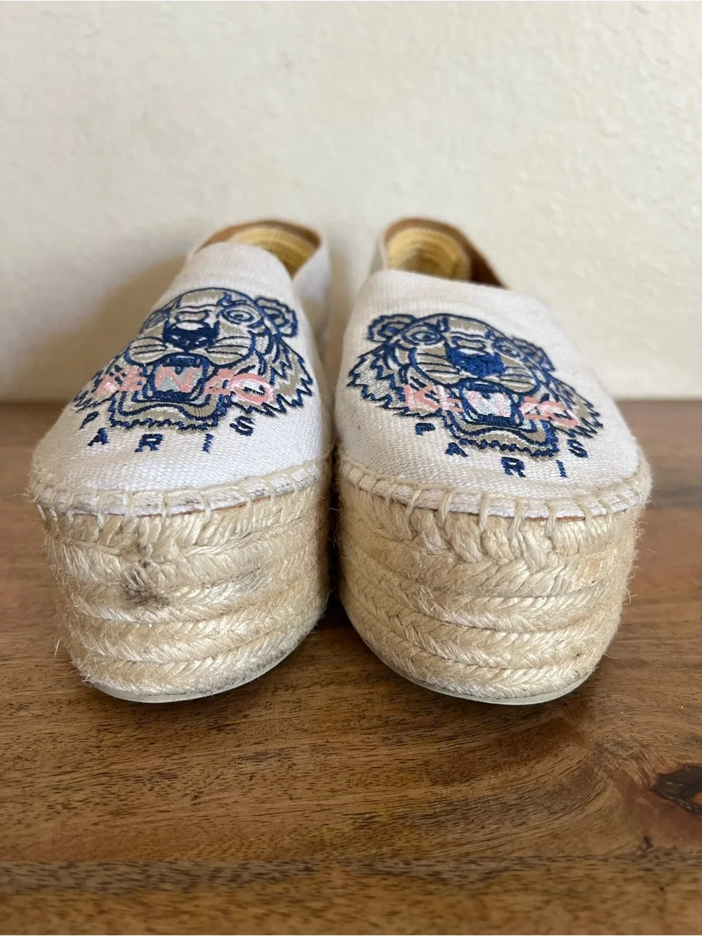 KENZO Tiger Platform Espadrilles Size EUR 36